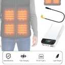 9V Heated Jacket Battery Step-Up Adapter Charger Cable for 7.4V 8.4V Heated Jackets, Heated Hoodies and Heated Vests(Not for 12V Heated Gear)