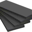 Garage Wall Protector, 4 Pack Garage Car Door Protector Bumper Guard for Car Doors Anti-Collision Waterproof Inflaming Ultra Self Adhesive EVA Foam for Warehouse (4 Pack: 16-17/32" x 5-29/32" x .79) (Black)