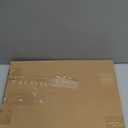 Foldable Backstage Mirror with Handle Leather Folding Hanging Mirror Rectangular for Travel Dance Bag Home Fitness Spa Gift for Dancers(Pink,33.5" L X 13.4" w)