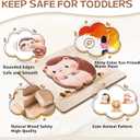 2 x Wooden Puzzles for Toddler 6 Pack Puzzles Toys for Toddlers 3 4 5 6 Years Old Boys Girls Birthday Christmas Party Favors Gifts Best Gifts for Toddlers