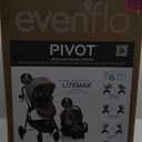 Evenflo Pivot Modular Travel System with LiteMax Infant Car Seat (Desert Tan)