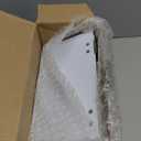 MOUNT DELECTABLE Magnetic Lint Bin for Laundry Room, 2.5L Space-Saving Laundry Trash Can, Wall Mounted or Freestanding Dryer Lint Holder, White Farmhouse Design