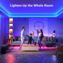 Lepro Led Strip Lights 32.8ft Smart Light Strips with App Control Remote, 5050 RGB Led Lights for Bedroom, Music Sync Color Changing Lights for Room Party