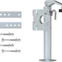Swivel Bolt-on Trailer Jack, Trailer Jack Stand, 10" Vertical Movement, Mounting Hardware Included, 1000 lbs