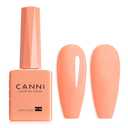CANNI Pastel Pink Gel Nail Polish, 1 Pcs Peach Pink Gel Polish Color Soak Off U V Nail Manicure Salon DIY at Home