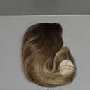 Long Blonde Wig for Women Middle Part Ombre Blonde Wavy Wigs Natural Looking Synthetic Heat Resistant Fiber Wigs for Daily Party Use (26 Inch)
