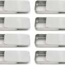 MY MIRONEY 3.1" x 2" x 0.6" Metal Slide Top Tin Containers for Candies Jewelry Crafts Pills Survival Kit Pack of 8