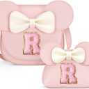 2 x Toddler Purse Gifts for Girls, Little Girl Purse Kids Wallet Crossbody Bag, Birthday Gifts for 3 4 5 6 7 8 Year Old Girl (R, Pink)