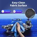 Wknoon. Extra Large Gaming & Office Mouse Pad (31.5" x 11.8")  Aircraft Carrier & Fighter Jet Group & Helicopter, US Navy Premium XXL Desk Mat with Durable Stitched Edges & Anti-Slip Rubber Base