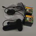 Reptile Heat Lamp with 2 Pcs 50W UVA UVB Light Bulb, 360 Rotatable Basking Spot Light Simulated Sunlight, Dimmable Heating Lamp for Turtle, Lizard, Snake, Beared Dragon, Amphibians