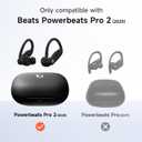 SURITCH for Beats Powerbeats Pro 2 Case Cover, Magnetic Locking Cases for Beats Powerbeats Pro 2 2025, Shockproof Bumper Protective Covers with Carabiner & Keyring & Cleaner Kit, Navy