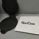 Uno Casa 10 Inch Cast Iron Tortilla Press & Comal Pan Bundle - Non-Stick, Heat-Resistant, Family Size, Gas Stovetop Compatible