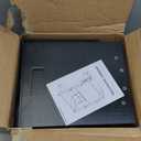 JANE EYRE Computer Tower Stand Adjustable PC Tower Stand CPU Holder Cart with Charging Station for Office Home Classroom,23.03"28.3" H, black