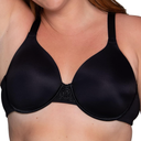 Vanity Fair Women's Full Figure Beauty Back Smoothing Bra, 4 Way Stretch Fabric, Lightly Lined Cups 38C