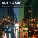 IGnaef Fit over Night Vision Driving Glasses for Women Anti Glare Polarized Yellow Nighttime Glasses Wrap Around IF8143