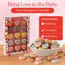 2 x 15 Pack Valentines Day Heart Cookies 15 Assorted Message Cookies in a Nice Gift Box Cute Love Notes, Sweet Treat for Kids, Couples & Parties (EXP 10/25/26)