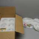 Glass Globe Chandelier,Gold Farmhouse Chandeliers for Dining Room,Modern Sputnik Dining Room Light Fixtures