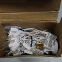 PREXTEX 100-Count Ultra Bright Christmas Lights - 20 ft Clear StringLights on White Wire - Incandescent Xmas TreeLights for Indoor and Outdoor Decorations