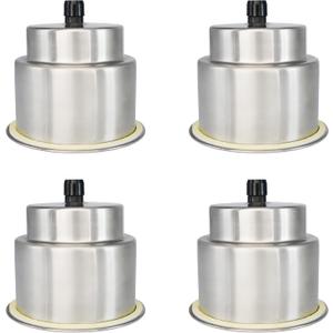 DNB Stainless Steel Cup Holder - Insert Drink Holders with Drain Marine Boat Accessories