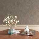CRE8TIVE 24"x354" Large Size Tan Grasscloth Wallpaper Textured Wallpaper Stick and Peel Grasscloth Contact Paper Removable Self Adhesive Linen Fabric Brown Wallpaper for Bathroom Kitchen Home Decor