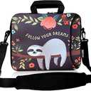 RICHEN 9.7 10 10.1 10.2 inches Messenger Bag Carrying Case with Handle Accessory Pocket Fits 7 to 10-Inch Laptops/Notebook/ebooks/Kids Pad (7-10.2 inch, Sloth)
