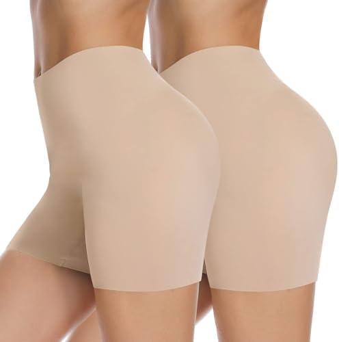 JOYSHAPER Slip Shorts for Women Under Dress Anti Chafing Underwear Boyshorts Panties for Women M