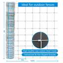 Farm Fence 4ft x 164ft Heavy Zinc Coating Cattle Fence Galvanized Field Fencing Sheep Fence Goat Fence,Hog Wire Fencing for Yard Livestock Animals Protection