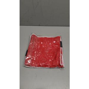 Phantoscope Pack of 2 Outdoor Waterproof Solid Throw Decorative Pillow Cover Decorative Square Outdoor Pillows Cushion Case Patio Pillows for Couch Tent Sunbrella, Red 12x20 inches 30x50 cm