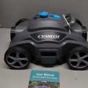 110 Mins Runtime Pool Vacuum for Above Ground Pool, Cordless Robotic Pool Cleaner for Flat Inground Pools up to 1,076 Sq. Ft, Automatic Self-Parking with Dual Strong Brushless Suction Motors (Dark Grey)