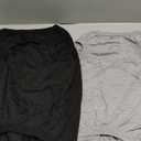 Chol&Vivi Dog Shirt Clothes, 2pcs Shirt for Large Size Dog, Blank Pet Cotton Sleeveless Apparel Soft and Lightweight, Tank Top for All Breeds, Black and Grey, XXX-Large (XXXL (29" Chest))