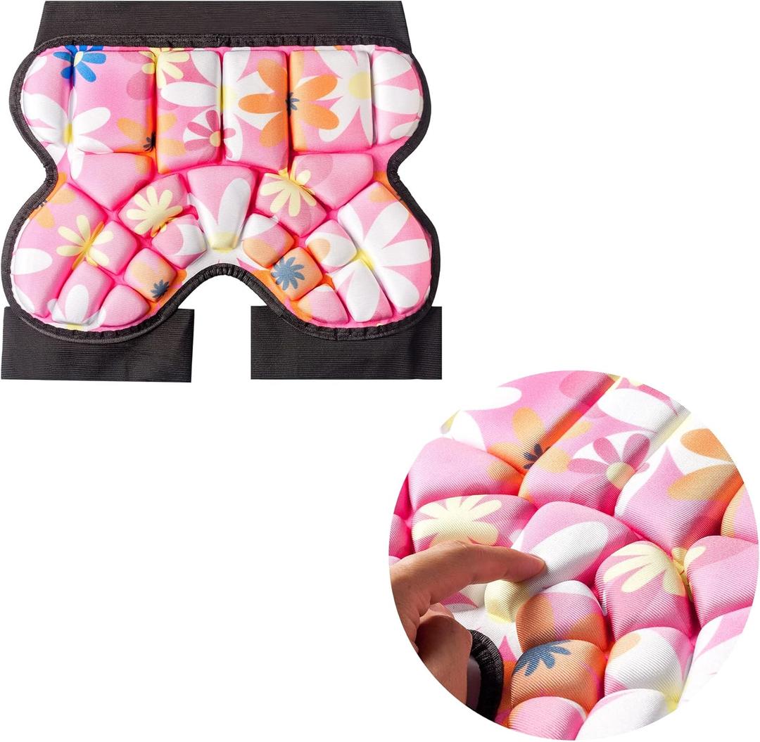 Life Bravo Butt Pads for Skating, 25 mm Thick Bum Protector for Kids (3-7 Years Old) Lightweight, Anti Slip Snowboard Padded Pants, Hip Pads for Ice Skating Ski Skiing Skateboarding Cycling