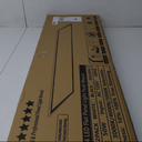 1x4 FT LED Flat Panel Light Surface Mount with Gold Border-50W 5500LM 120V 3000K/4000K/5000K Triac Dimming 10%-100% Kitchen Lights Ceiling Flush Mount for Garage/Basement/Shop