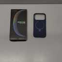 TORRAS Q3 Silicone 360 Spin for iPhone 17 Pro Case with Stand, Fit for MagSafe, Magnetic Ring Kickstand with Camera Control, Liquid Silicone Rubber Soft Phone Case for iPhone 17 Pro 6.3'', Deep Blue