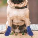 UKCOCO Waterproof Dog Boots Medium Size Non-Slip Outdoor Rain Shoes Protective Paw Covers for Dogs Durable Comfortable Wear