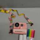 Mafiti Kids Camera Instant Print, 48MP Digital Camera Selfie 1080P Video with 32G TF Card, Toys Gifts for Girls Boys Aged 3-12 for Christmas/Birthday/Holiday (Pink)