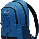 Coleman Chiller Insulated Backpack Cooler, Leakproof 28-Can Backpack Cooler with 12+ Hour Ice Retention, Made with Recycled Materials, Great for Beach, Camping, Hiking, Tailgates, Groceries, & More