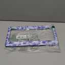 Purple White Floral License Plate Frame - 2 Packs Universal Stainless Steel Car License Plate Frames Covers Holder Rustproof for Men Women