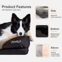 JOYELF XLarge Memory Foam Dog Bed, Orthopedic Dog Bed & Sofa with Removable Washable Cover and Squeaker Toy as Gift, XLarge-40"x30"