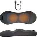 3 in 1 Lumbar Massager for Lower Back Pain & Sciatica Massager, Smooth Comfort with Triple Function Fusion, Heated Lumbar Support Pillow, Back Massager Pillow, Spine Relief Chair Lumbar Massage Pillow