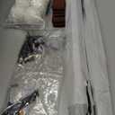 FourFurPets Modern Cat Tree, 58-Inch Cat Tower for Large Cats, Maine Coon Cat Tree with Scratching Board, Large Perch, Hammock and Removable Pads, Greige