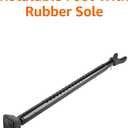 Amazon Basics Door Security Bar, 25-45 inch Adjustable, Security Door Stopper, for Home, Apartment, Hotel, Travel, Black, 1-Pack