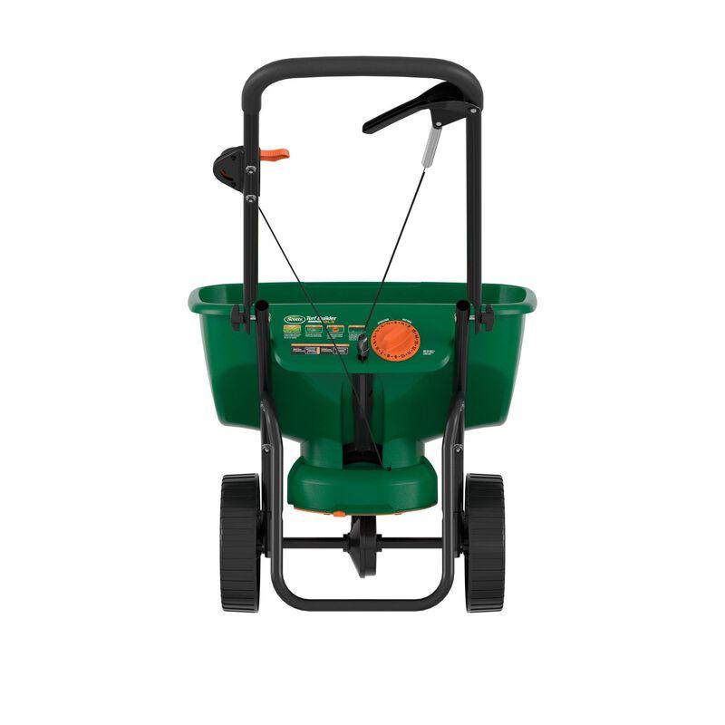 Scotts Turf Builder EdgeGuard DLX Broadcast Spreader for Seed, Fertilizer, Salt, Ice Melt, Holds up to 15,000 sq.ft. Product