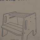 Toddler Step Stool, 2-Tier Height Adjustable Wooden Stool with Handles, Non-Slip Squatty Potty Helper for Bathroom, Sink, Kitchen, Bedroom
