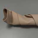 Realeather Tooling Goatskin Natural Leather, Vegetable Tan