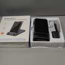 Wireless Charger for Samsung Charging Station with Clock for Samsung Galaxy S25 Ultra/S24/Z Flip 7/Fold 6/Bud, Watch Charger for Samsung Galaxy Watch 8/7/6/5, 3 in 1 Foldable Charging Station (Grey)