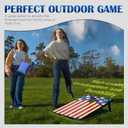 Cornhole Board Set, 3'x2' Cornhole Set, Corn Hole Boards Set, Lightweight Corn Hole Set Includes 2 Cornhole Boards, 8 Cornhole Bean Bags & Carry Case for Outdoor Games