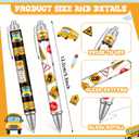 50 Pcs Bus Driver Pens Appreciation Gifts Bulk Funny Ballpoint Pens Motivational Inspirational Thank You Gift for Employee Coworker Student Office Supplies