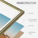 16x24 Frame, Vintage 16 x 24 Picture Frame, Classic Ornate Embossed Decorative Poster Frame for Art Prints, Posters, Photos, Home Wall Decor & Gallery Display, Gold