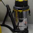 Stanley Wet/Dry Vacuum, 5 Gallon, 4 Horsepower, Stainless Steel Tank - Silver+yellow+black - SL18130