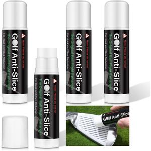 4 Pcs Golf Anti-Slice Anti-Slick Stick Compound for Clubs Boosts Distance and Increases Accuracy Gift for Golfer Supply